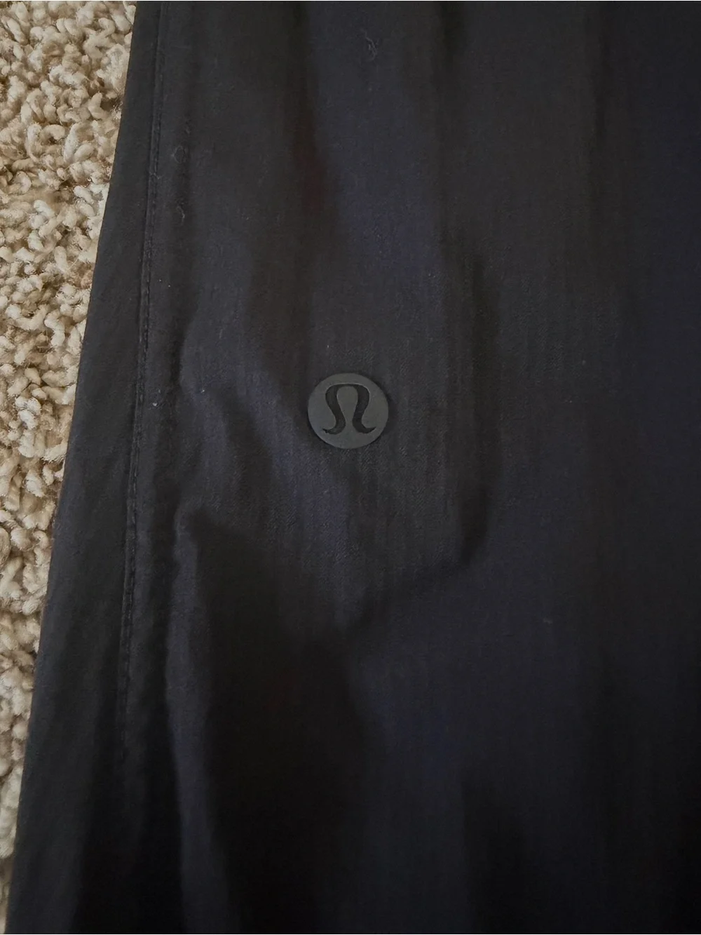 lululemon athletica Black Drawstring Track Joggers / dance pants